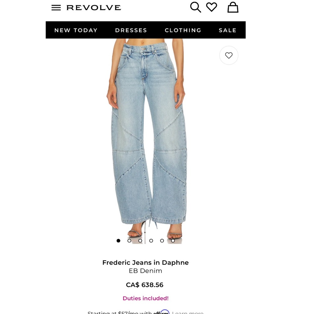EB denim jeans size 25